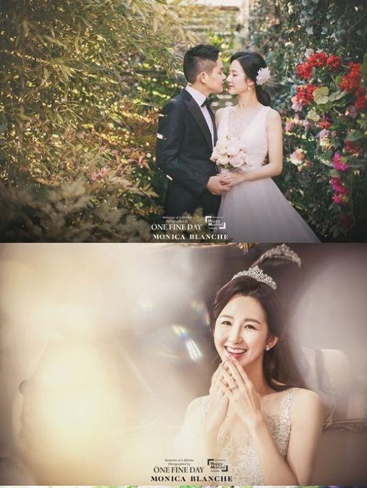 개그맨 김형인 웨딩화보 <해피메리드컴퍼니, 원파인데이스튜디오 제공>